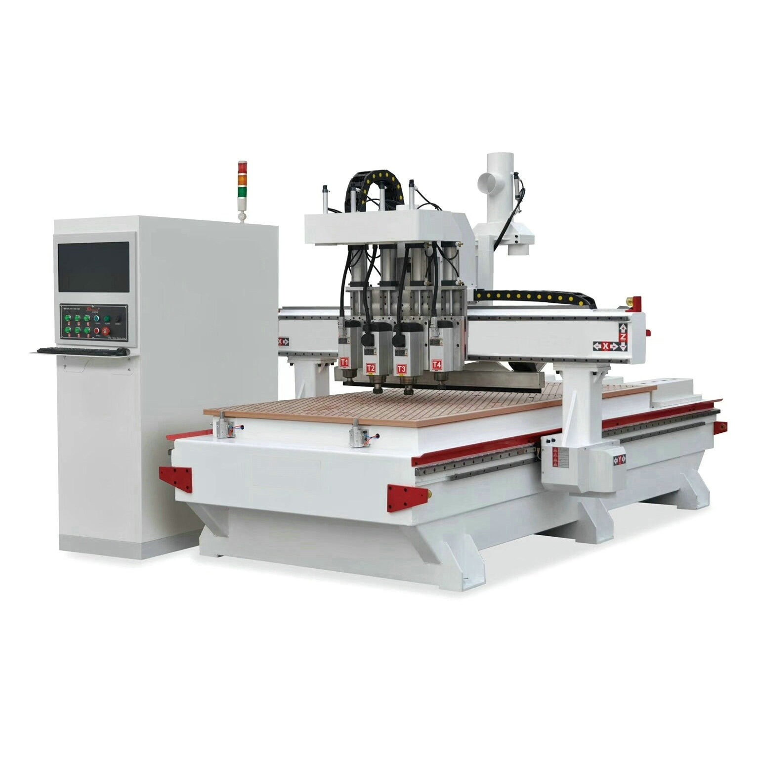 3 axis CNC Router multi head